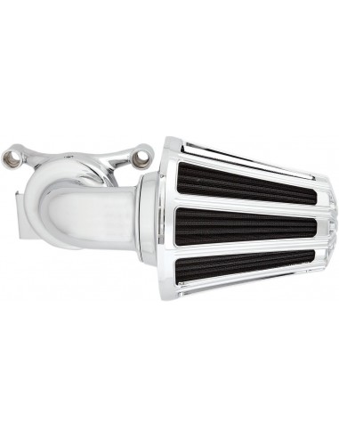 Kit filtro aria monster sucker con coperchio calibro 10 cromato