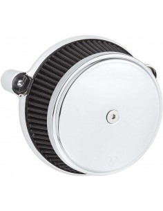 Kit filtro aria big sucker stage 1 acciaio m8 cromato