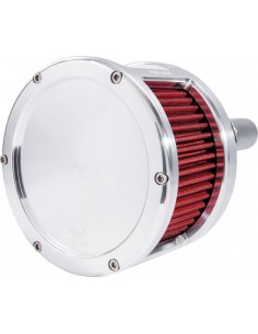 Filtro dell'aria - serie ba race - grezzo - copertura solida - rosso - m8