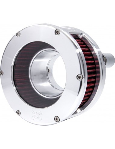 Filtro dell'aria - serie ba - grezzo - coperchio trasparente - rosso - m8