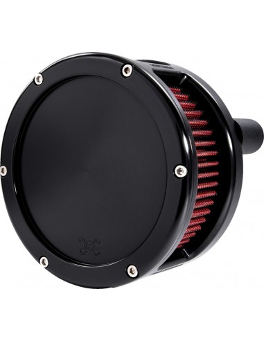 Filtro dell'aria - serie ba - nero - copertura solida - rosso - m8