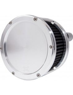 Filtro dell'aria - serie ba race - grezzo - copertura solida - nero - m8