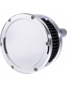 Filtro dell'aria - serie ba - cromato - copertura solida - nero - m8