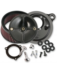 Kit filtro aria stealth senza coperchio per corpi farfallati hog da 66mm nero