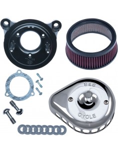 Filtro aria mini teardrop stealth cromato