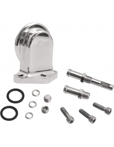 Supporto filtro olio lucidato