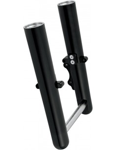 Gambe forcella hot gambe lisce dual disc nero