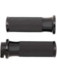 Manopole gas fusion lisce con cavo nero