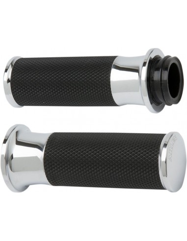 Manopole gas fusion lisce con cavo cromato