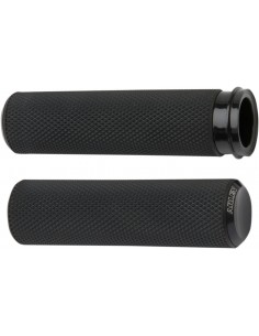 Manopole acceleratore zigrinate in filo nero