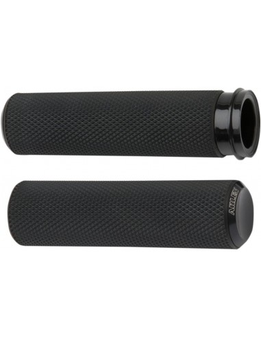 Manopole acceleratore zigrinate in filo nero