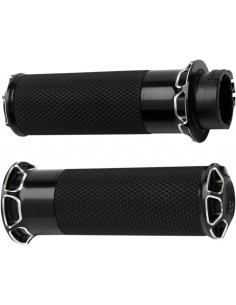 Manopole acceleratore fusion smussate in filo nero