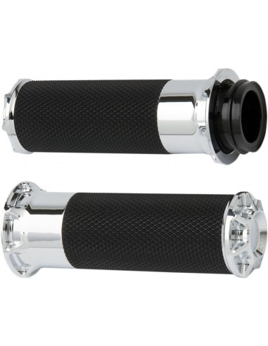 Manopole acceleratore fusion smussate con cavo cromato