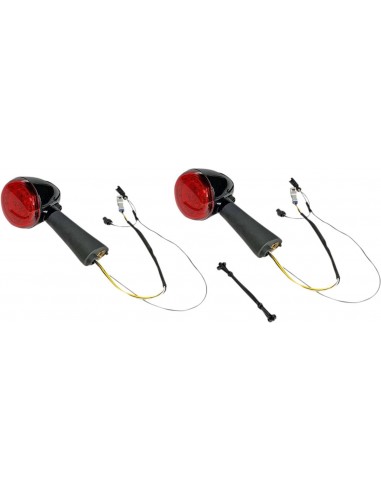 Indicatore di direzione a led ringz - nero - scout