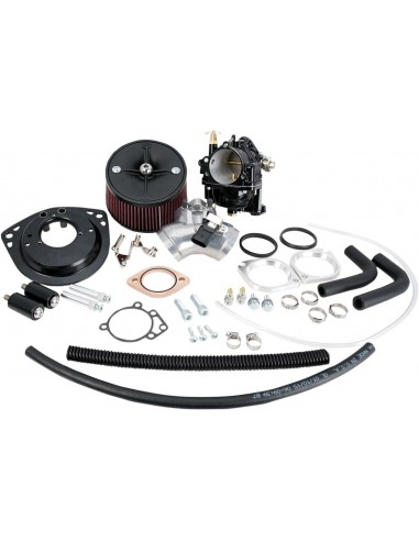 Kit carburatore super gw/s&s t143 motore blocco lungo nero