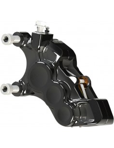 Pinza freno anteriore a 6 pistoni nera