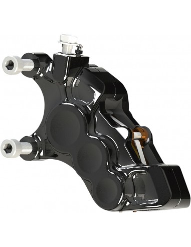Pinza freno anteriore a 6 pistoni nera