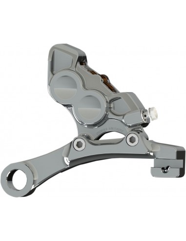 Pinza freno posteriore a 4 pistoni cromata