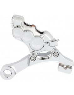 Pinza freno posteriore a 6 pistoni cromata
