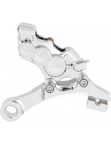 Pinza freno posteriore a 6 pistoni cromata