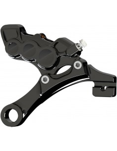 Pinza freno posteriore a 6 pistoni nera