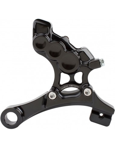 Pinza freno posteriore a 4 pistoni nera