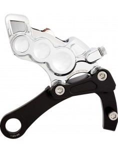 Pinza posteriore 6 pistole cromata m8 softail