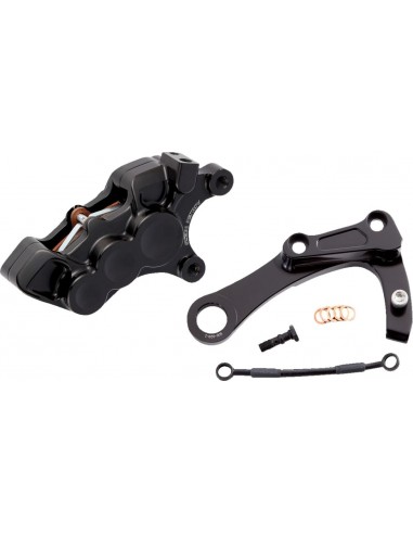 Pinza posteriore 6 pistole tutte nere m8 softail