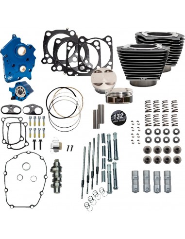 Kit prestazioni motore gruppo motore da 132" - trasmissione a catena - raffreddamento ad acqua - m8