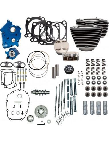 Kit prestazioni motore pacchetto motore da 132" - trasmissione a ingranaggi - raffreddamento ad acqua - m8