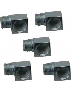 Raccordo tubo 90° maschio/femmina