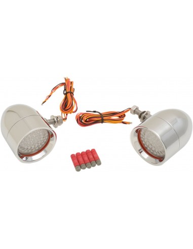 Quadro freni/indicatori di direzione bullet in billet 48led