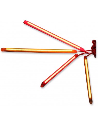 Strisce illuminanti flessibili 40led truflex ii ambra/fumo