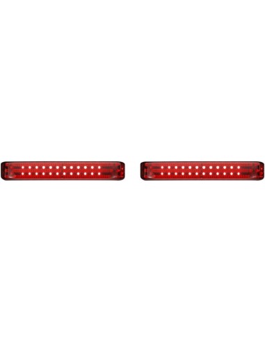 Luce led sbag cromato/rosso