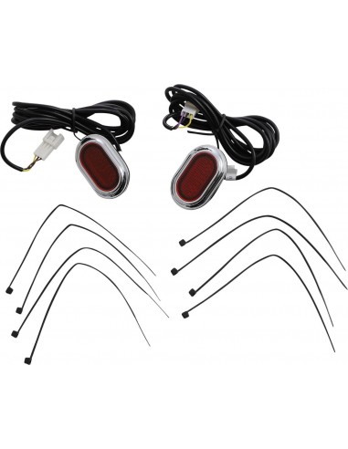 Antenna luce redlens cromato