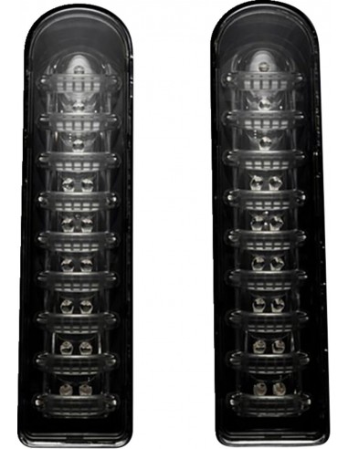 Light probeam fillerz dual color cromo con lente fume'