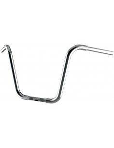 Manubrio 1-1/4" fat 14" ape hanger c/etc cromato