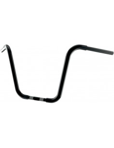 Manubrio 1-1/4" x 14" ape hanger con controllo etc nero