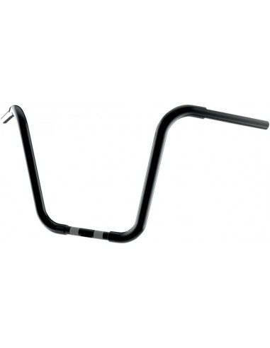 Manubrio 1-1/4" x 14" ape hanger con controllo etc nero