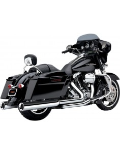 Terminali slip on power flo da 4 1/2" cromati hd