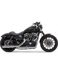 Terminale slash cut slip on da 3" cromato hd