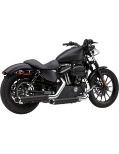 Terminali slip-on raven 3" round neri