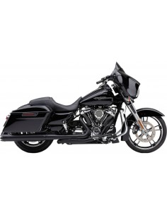 Terminali 4" slip-on tondo taglio contrasto nero