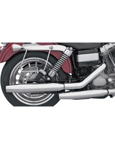 Terminali 3" slip on conici cromati