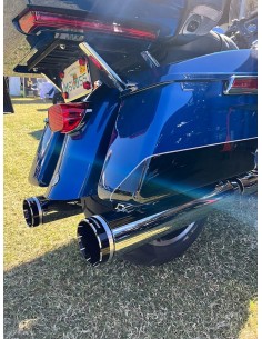 Terminali tracer tip slip-on 4.5" alte prestazioni plus cromati