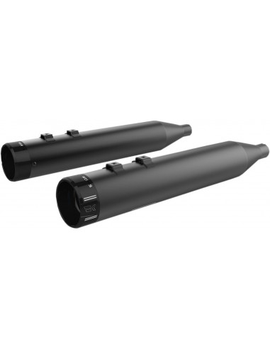 Terminali 4.5" hp-plus® slip-on c/nero tappi klassic nero/nero