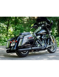 Terminale 4.5" slip-on mk45 nero contrast cut thruster end cap-jet-hot® finitura corpo nero