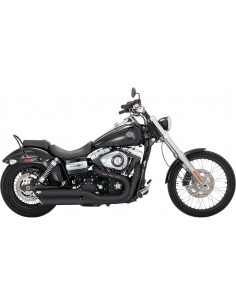 Terminale twin slash 3" nero