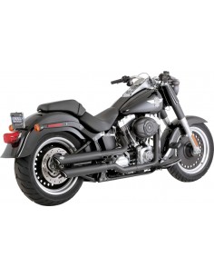 Terminali 3" twin slash neri fatboy deuce