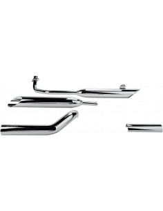 Slip on con punta slash cut cromata